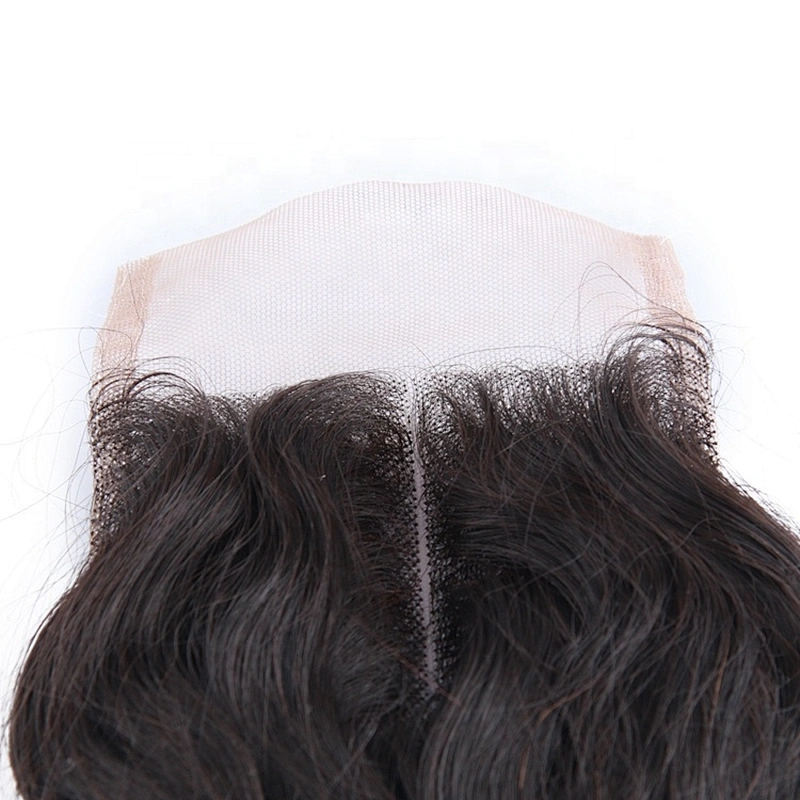 100% Virgin Cuticle Aligned Human Hair Closure Double Drawn Hair