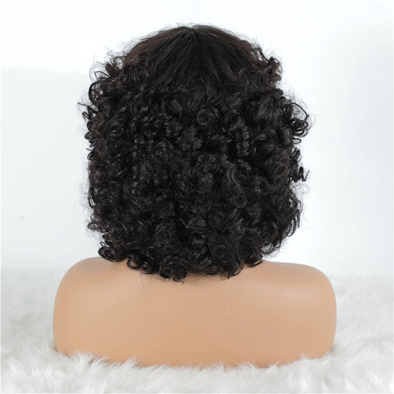 Hotbeauty Hair On sale Promotion Natural Color Rose Curl Wig Virgin Human Hair