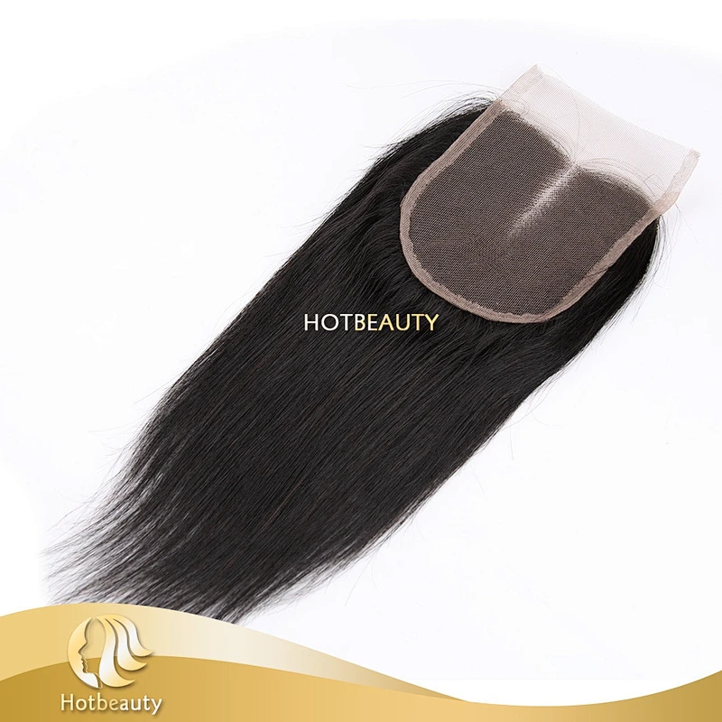 Top quality Cheap Center Parting Lace Closure silky straight