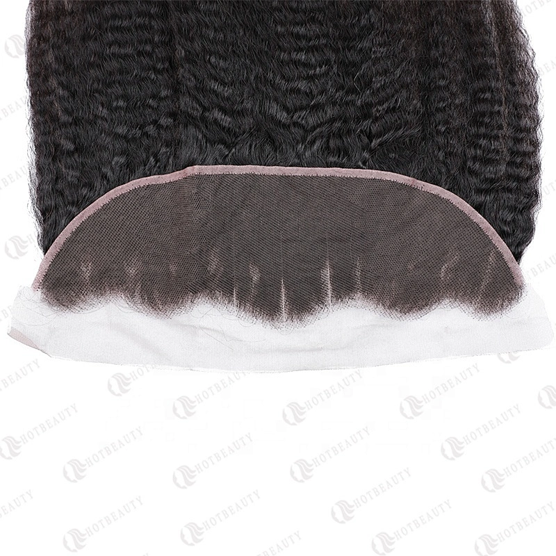 Wholesale 100% Virgin Remy Hair Cuticle Aligned Hair Raw Cambodian Hair Lace Frontal Natural Black Deep Wave For Women