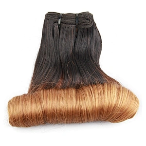 New Arrival Super Double Drawn Funmi Ombre Bouncy Curl New Color Magic Curl