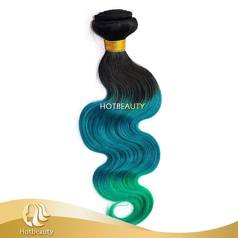 durable fashionable 3 tone color brazilian body wave virgin human hair