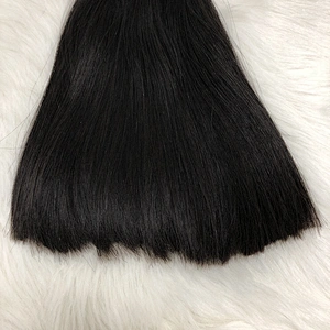 Raw Virgin Vietnam Hair Extension Super Double Drawn Bone Straight Hair Bundles With Closure