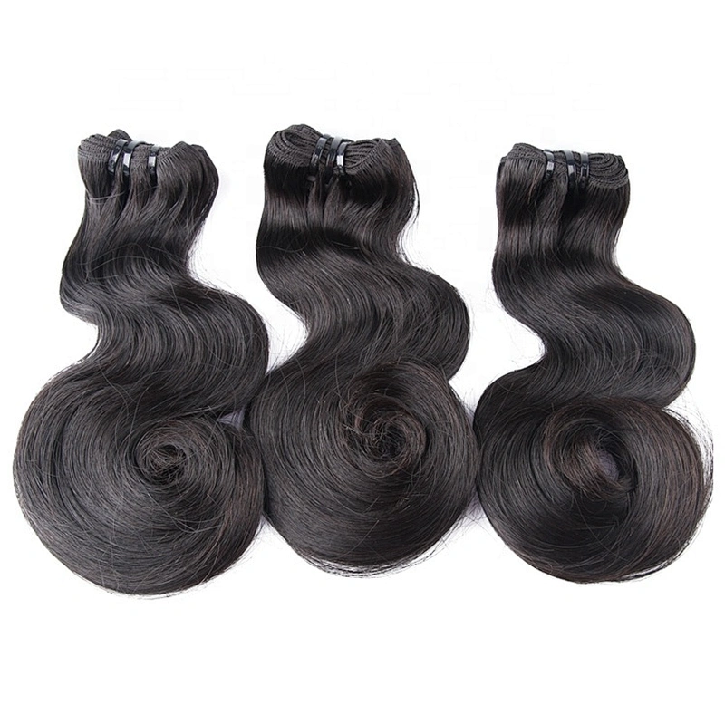 Super Double Drawn Funmi Hair Wholesale Unprocessed Baby Hook Style Virgin Human Hair Bundles
