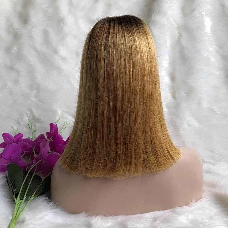 Top Ranking Mannequin Bob Wig 100% Unprocessed Human Virgin Funmi Hair Bundle Wigs In 4/27#