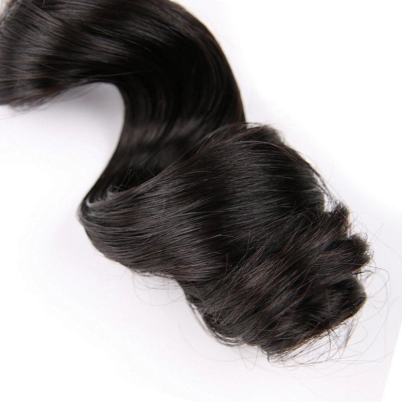 Original Human Hair Natural Bouncy Curl No Tangle Loose Wavy Hair Extensions For African Market