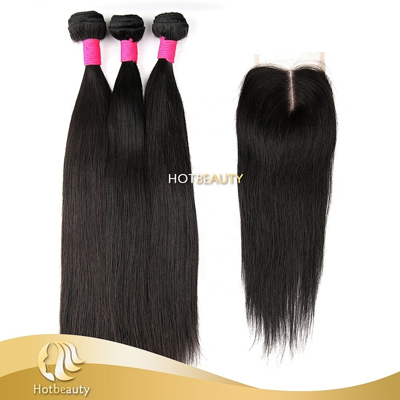 Wholesale Brazilian Virgin Hair Cuticle Aligined Human Hair Toupee Silky Straight  Hair Weave Straight For Women