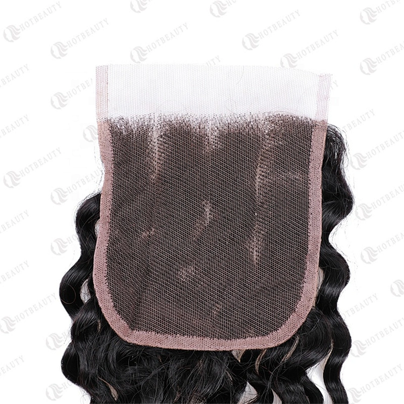 Hot Beauty Hair Raw Cambodian Wigs Closure Wig Deep Wave Lace Front Wig  For Women