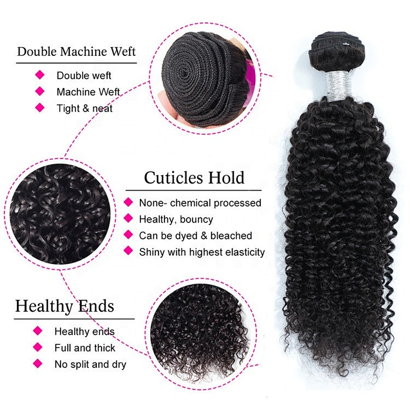 Hot Beauty Hair Kinky Curl Bundles Vendors Brazilian Mink Hair Bundles Virgin Brazilian Hair Extensions