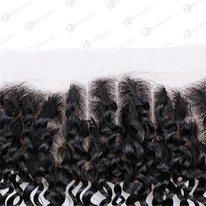 Hot Beauty Hair Frontal Cambodian Hair Human Hair Kinky Curl For Women