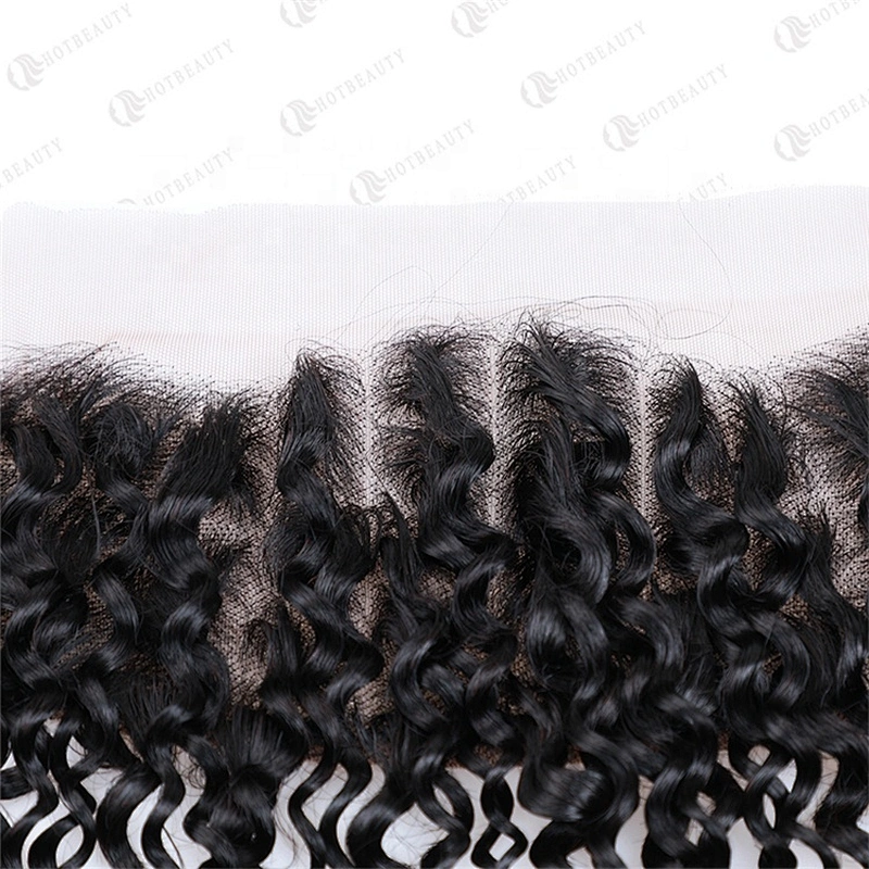 Hot Beauty Hair Frontal Cambodian Hair Human Hair Kinky Curl For Women