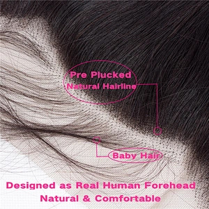 Hot Beauty Hair straight 13x4 Lace Frontal Virgin Cuticle Aligned Hair Frontals Bundles With Lace Frontals
