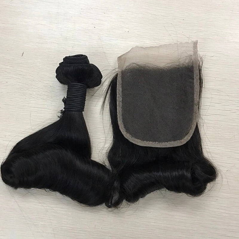 Super Double Drawn Magic Curl Cuticle Aligned Hair Bundles No Tangle 100% Human Hair