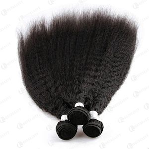 Hot Beauty Hair Wholesale 9A Cuticle Aligned Hair Kinky Straight Hair For Women