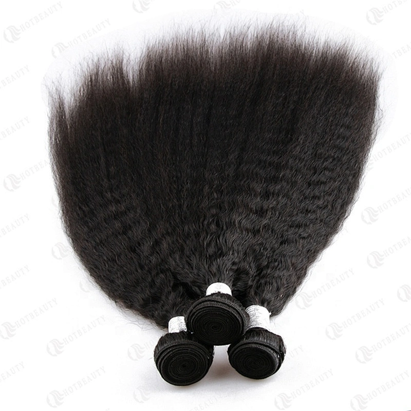 Hot Beauty Hair Wholesale 9A Cuticle Aligned Hair Kinky Straight Hair For Women