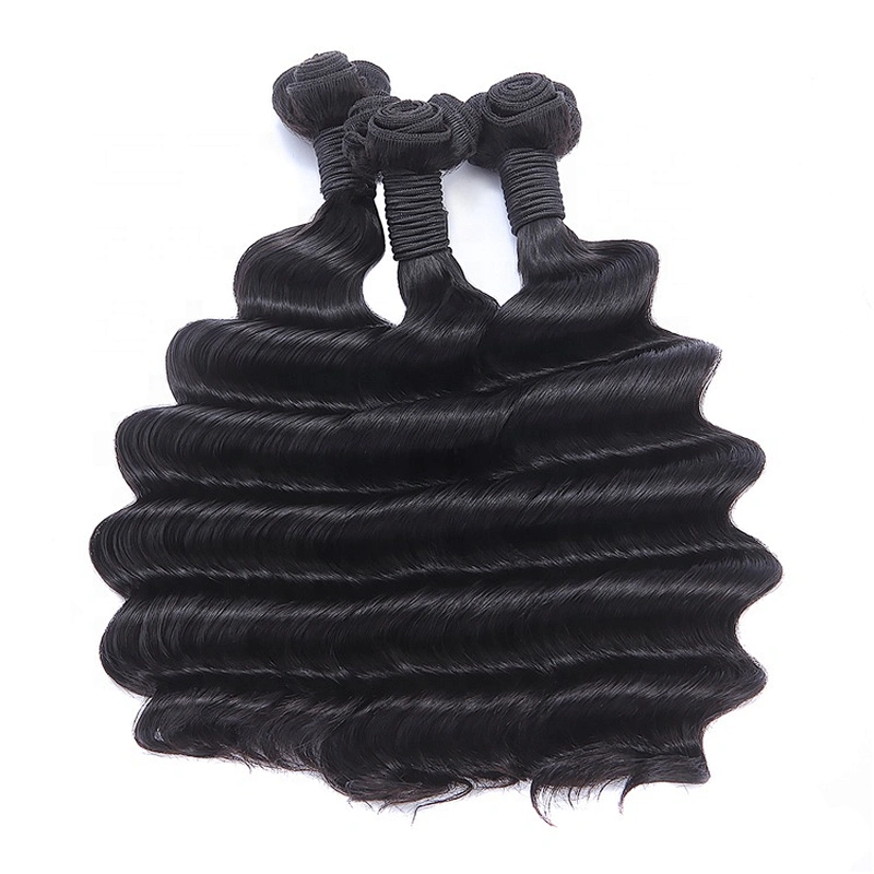 Wholesale wave ocean wave funmi double drawn weft human hair fumi weave hair guangzhou hair vendors for women