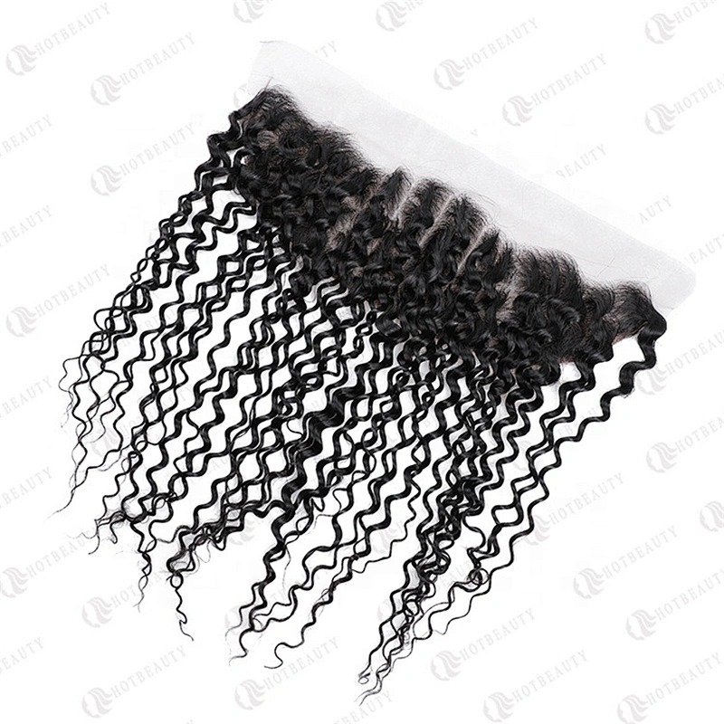 Hot Beauty Hair Frontal Cambodian Hair Human Hair Kinky Curl For Women