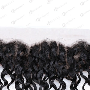 Hotbeauty Hair Wholesale Ear To Ear Pre Plucked Lace Frontal Water Wave Style With Natural Color