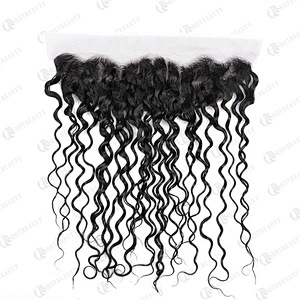 Hotbeauty Hair Wholesale Ear To Ear Pre Plucked Lace Frontal Water Wave Style With Natural Color