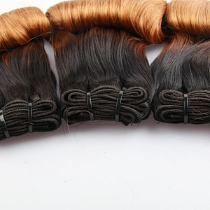 Fashion Top Quality Fumi ombre egg curl, 100% Virgin Brazilian Hair
