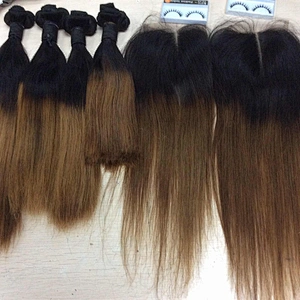 Wholesale Raw Virgin Vietnam Funmi Hair Color Bone Straight Silky Double Drawn