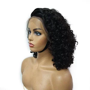 200% density virgin double drawn new fumi curl human hair wig wholesale wigs