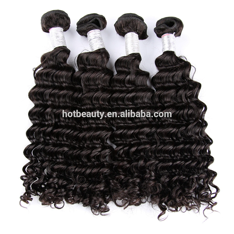 Wholesale cuticle aligned hair peruvian virgin Human deep wave