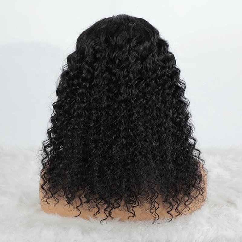 Wholesale Full Lace Wig Vendors Wigs Cuticle Aligned Hair Virgin Human Hair Deep Wave Lace Front Wigs For Black Women