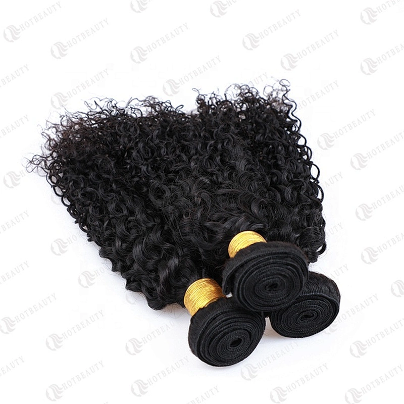 Hotbeauty Hair Cuticle Aligned Cambodian Hair Kinky Curl Style Virgin Human Hair