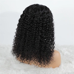 HBH New Year Promotion Top Closure Wig Long Lasting Deep Curly Lace Closure Wig In Stock