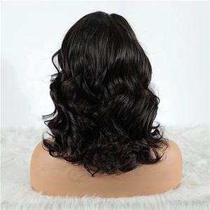 Hot Beauty Hair 4x4 Closure Wig Thick And Luxury Curl 1b# Super Double Drawn Human Hair Wigs