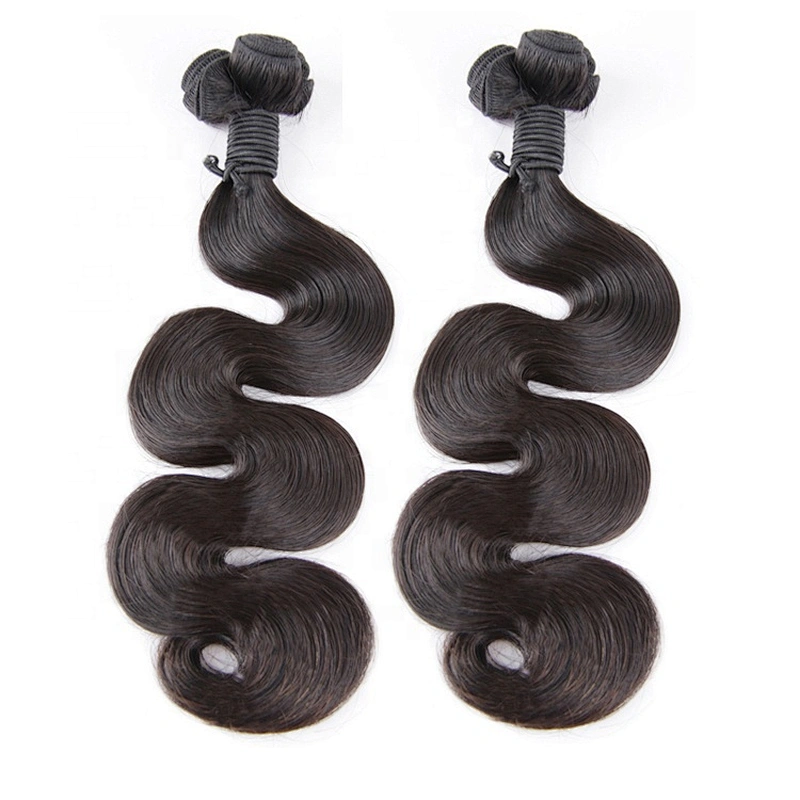 Super Double Drawn Virgin Hair Funmi Human Hair Body Wave  Hair Extensions For Women