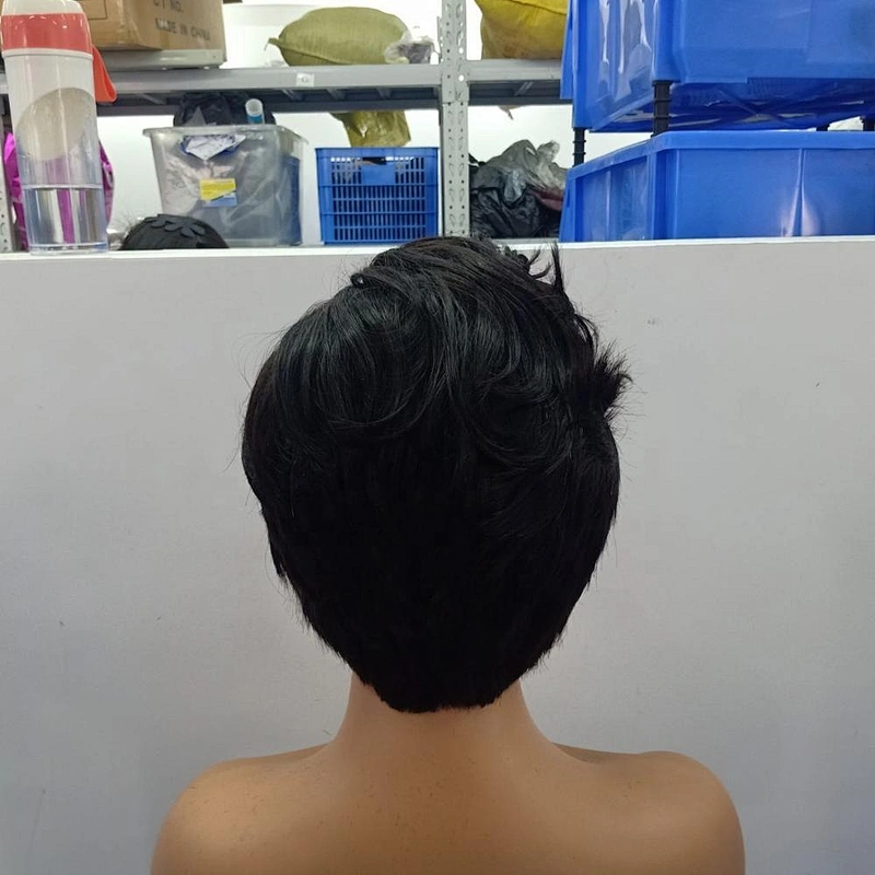 HB New Trend Cuticle Aligned Pixie Cut Short Full Lace Wig  Wholesale Virgin Brazilian Full Lace Wig Hair Vendors
