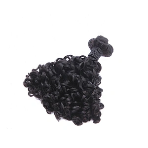 Hot Selling Wholesale Super Double Drawn Hair Extensions Nigeria Funmi Hair Curly Hair For Women