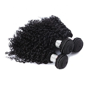 Wholesale Tangle Free Human Hair  Kinky Curly Clip In Hair Extensions Pixie Wigs Human Hair