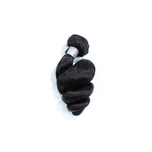 Grade 10A Wholesale Cuticle Aligned Hair Weave Bundle Loose Wave Virgin Human Hair
