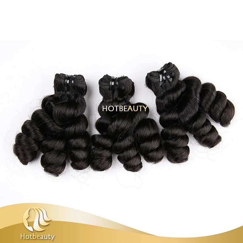 2015 hot sale funmi hair doubl drawn romance hair 100% human virgin hair