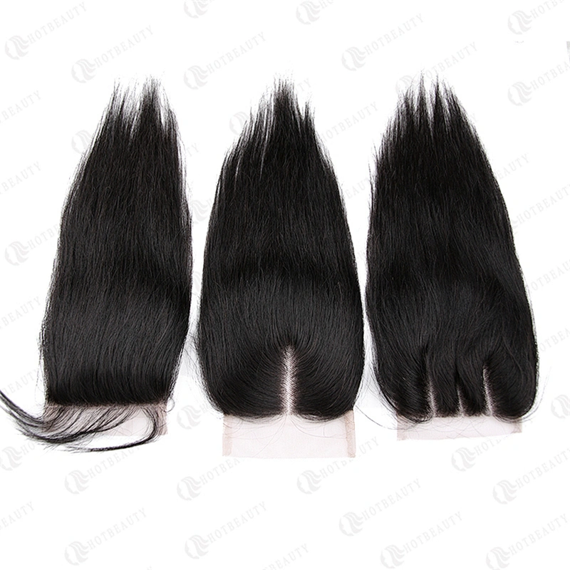 HB Virgin Scalp Closure Undetectable Hd Lace Closure Silky Straight Hair Transparent Swiss Lace Frontal Closure