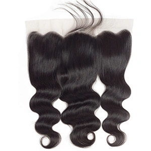 Hot Beauty Lace Frontal Closure Brazilian Hair Body Wave 13x4 Free Part Virgin Hair Cuticle Aligned Hair