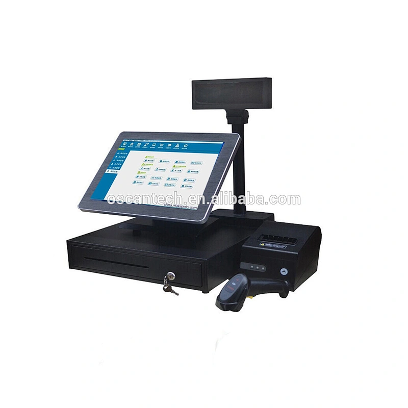 15 inch touch screen pos system,cash register,wifi all in one pos