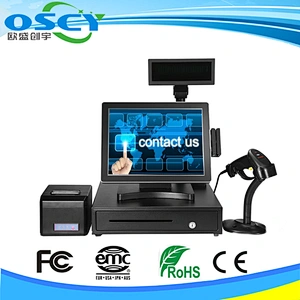 15 inch Touchscreen restaurant pos system/ AIO Pos/ALL IN ONE PC