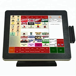 15 inch Desktop Computer All One Point Sale Electronic Cash Register Pc Fanless Pos