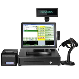 15' touch screen restaurant pos system/cash register/cashier solution