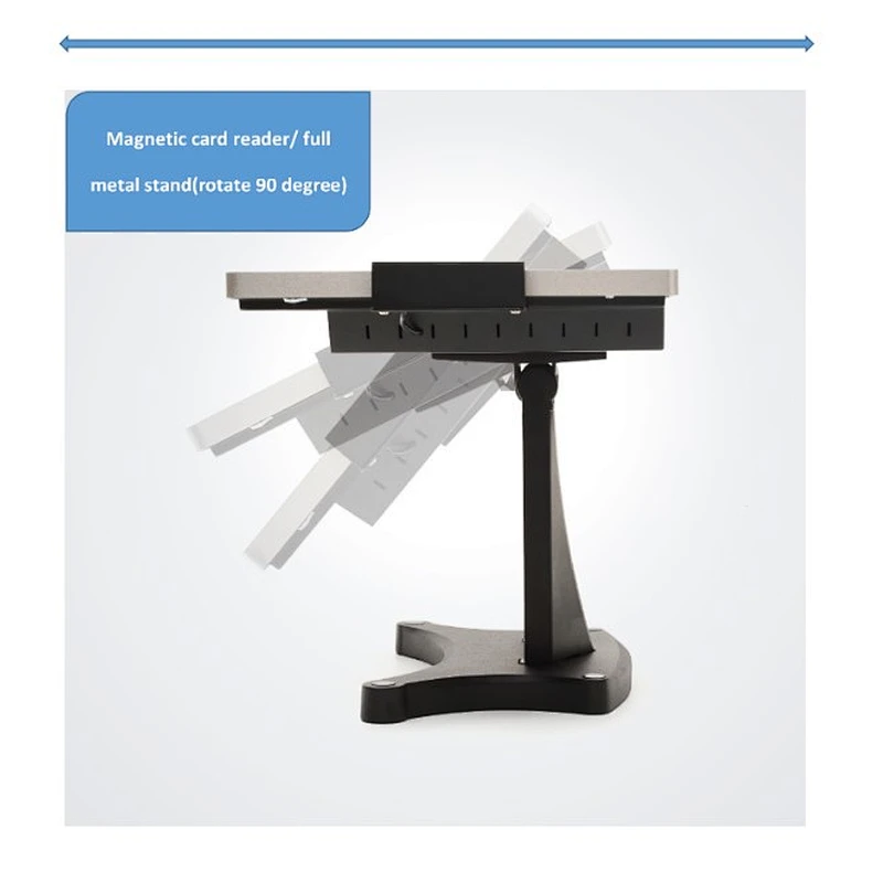 ISO9001 CE Rohs Certificate 12 inch dual all in one screen pos system for barber shop