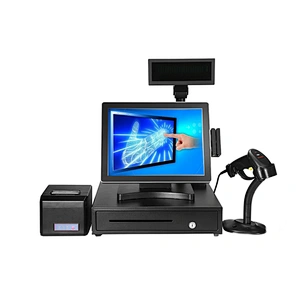 15 inch cash register/pos system/ touch POS all in one PC/pos terminal for supermarket, restaurant, store.