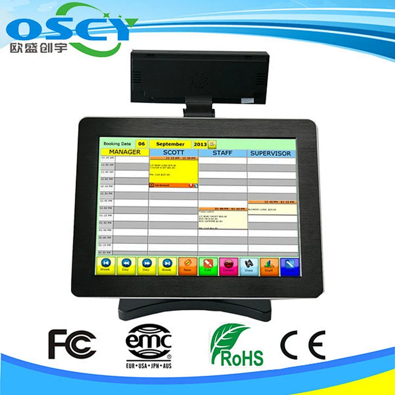 pos machine and receipt printer 15 inch handheld pos terminal cashier machine