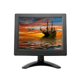 IPS panel 8 inch 12v hd touch screen with rs232 USB interface vesa 75x75cm vga av dvi