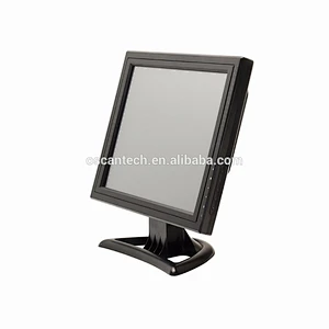 USB Touch Monitor POS VGA Touch Screen Monitor 15 Inch,Half metal stand is optional