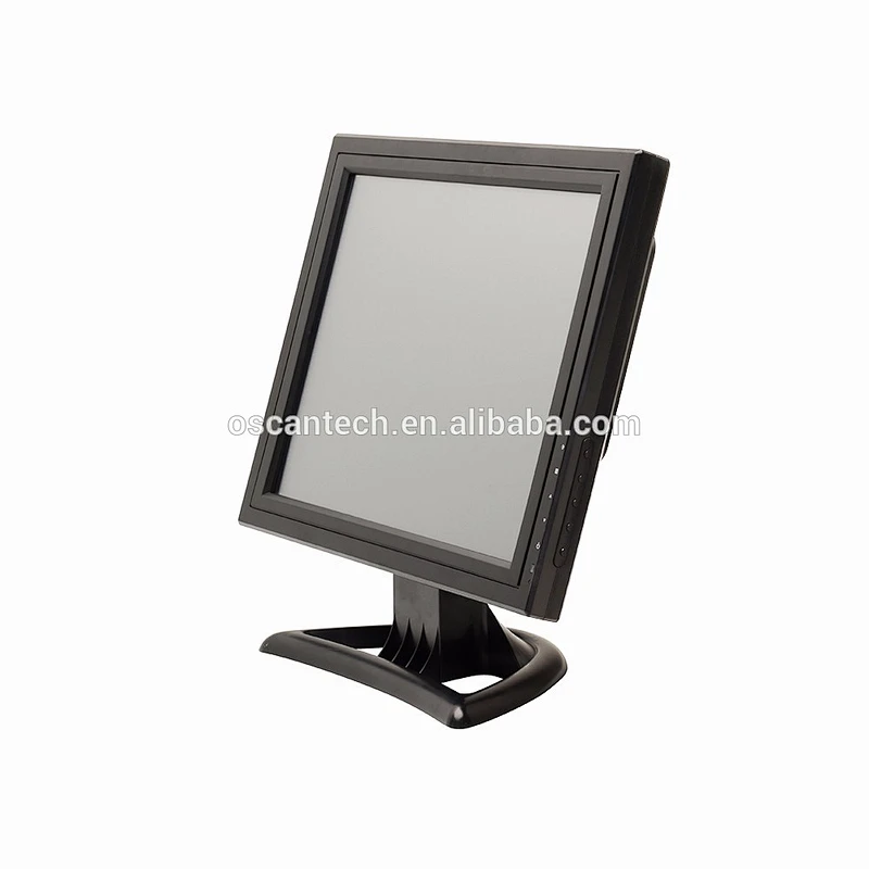USB Touch Monitor POS VGA Touch Screen Monitor 15 Inch,Half metal stand is optional