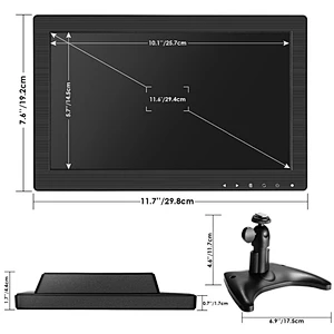 High quality 11.6 inch led backlight 1366*768 car widescreen lcd monitor